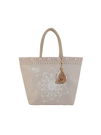 THE SPIRIT OF OM |  Lady-Shopper - tuerkis | beige